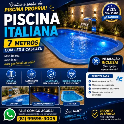 Piscina Italiana 7 metros