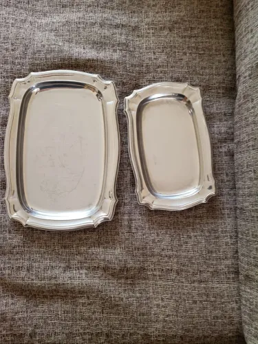 Conjunto bandeija de aço inox de alta qualidade 