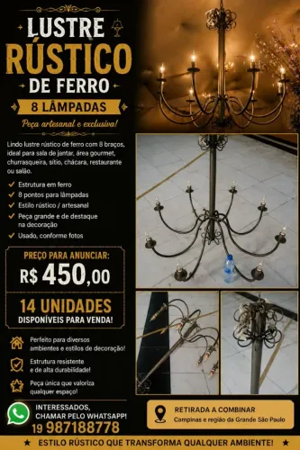 Lustres para salão de festas