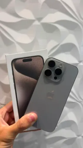 iPhone 15 Pro 128GB | 86% Bateria | Caixa + Capinha + Película