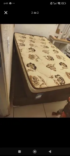 Cama box solteirão