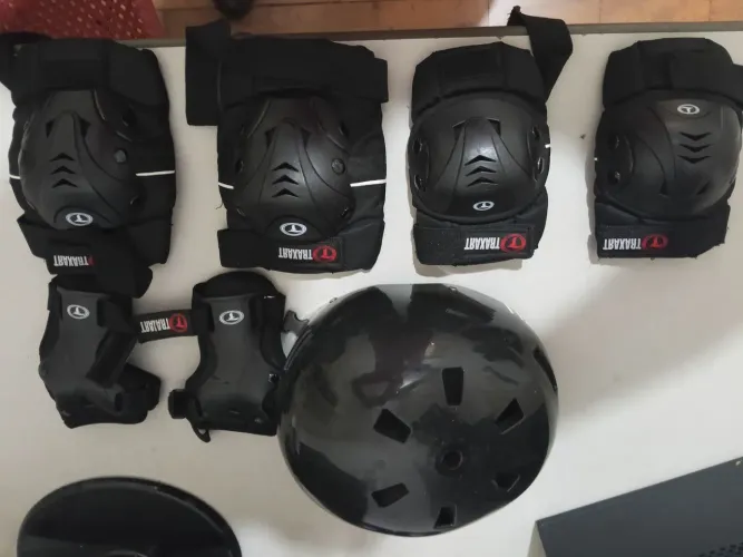 Kit proteção skate Tamanho P