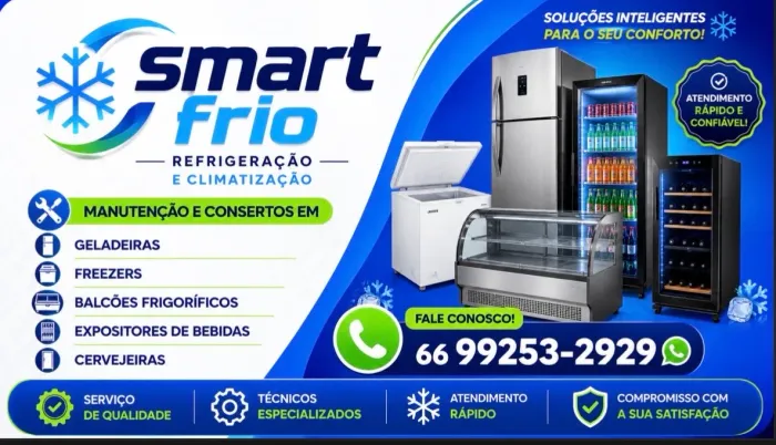 Ar condicionado, geladeira 