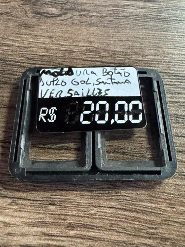 Moldura do botão duplo do gol Santana versailles na oferta só 20,00