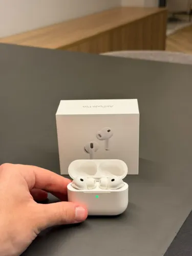 AirPods Pro 3 Originais com NF, Garantia Apple até 06/2027 e Capa Tech21