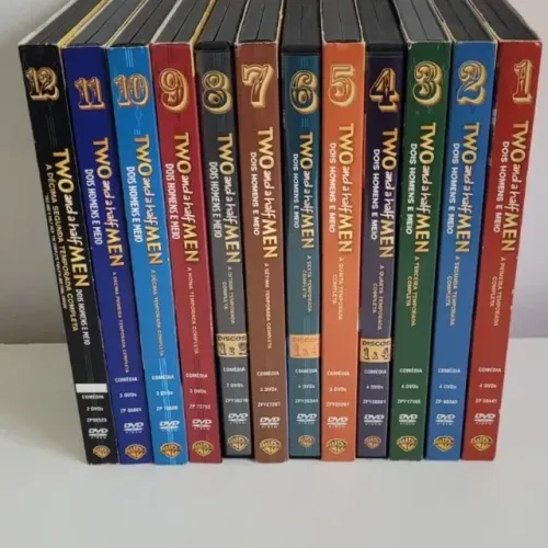 dvd two and a half men (coleção completa)