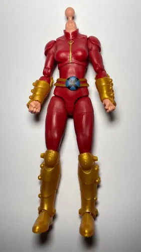 Marvel Legends - Corpo feminino SEM cabeça - p/ boneco Geração X - altura 15 cm