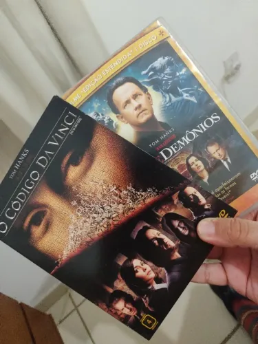 2 DVDs O Código da Vinci e Anjos e Demônios
