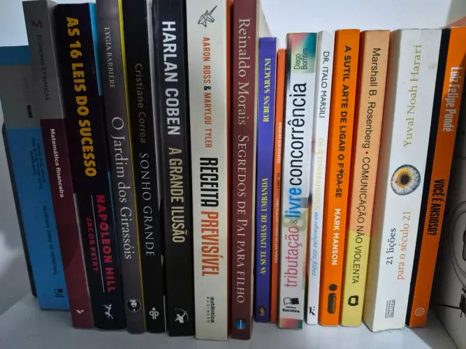 Combo de livros usados 