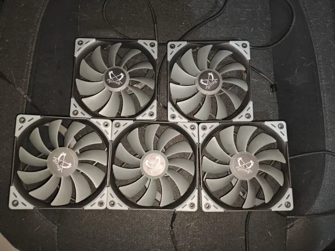 Kit FANS PC, Ventoinha, Cooler de alto desempenho.