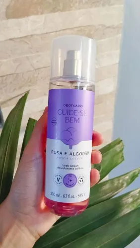Body Splash Rosa e Algodão - O Boticário 200ml