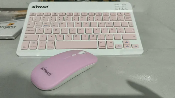 Mouse e teclado sem fio 