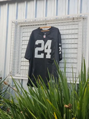 Jersey Nike NFL Las Vegas Raiders Lynch N° 24 Futebol Americano