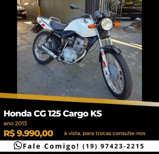 HONDA CG 125 CARGO KS ANO 2013