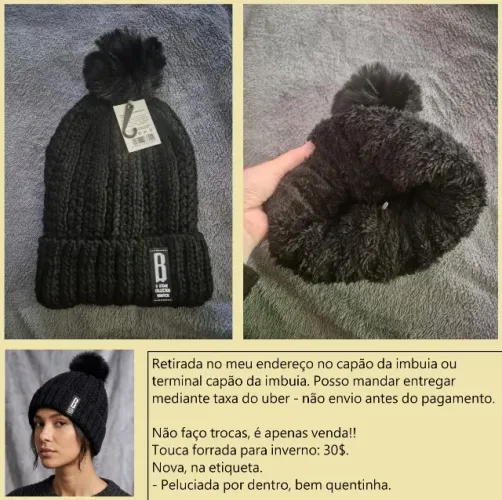 Touca quentinha nova
