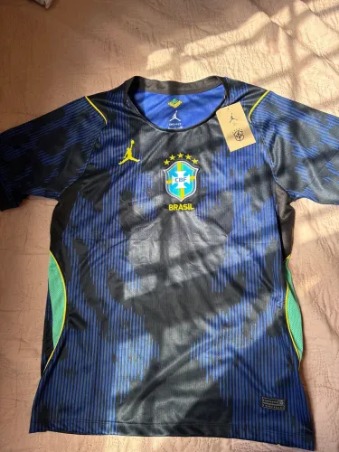 Camisa da Seleção Brasileira Azul - P Masculino (Nova, com etiqueta)