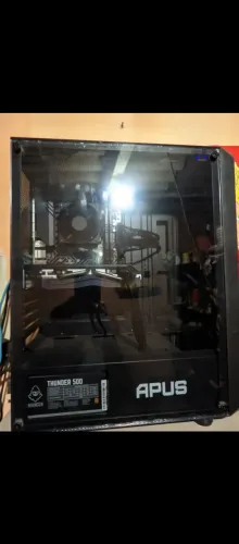 PC Gamer Ryzen 5 5600 + RX 580 8GB + 16GB RAM + SSD 480GB  Roda Tudo FHD