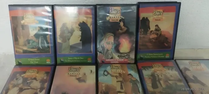 Histórias Animadas da Bíblia Em Fitas VHS