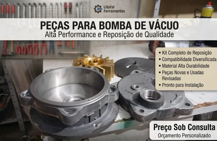 Peças para bomba de vácuo