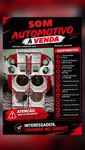 Som Automotivo porta malas
