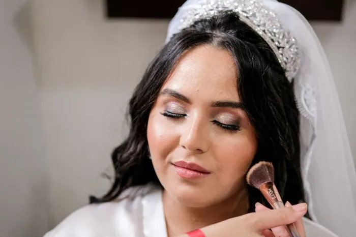 Dia da noiva - Maquiagem e penteado de noiva 