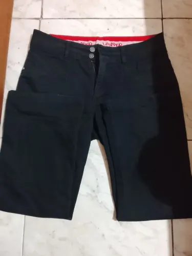 Calça preta feminina jeans