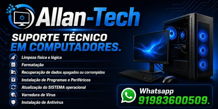 SUPORTE TÉCNICO EM COMPUTADORES