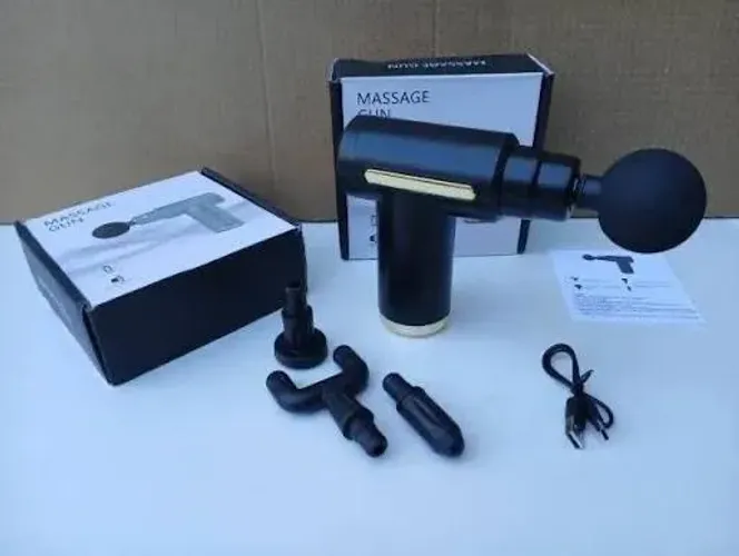 Mini Pistola de Massagem Elétrica e 6 Modos de Velocidade- NOVA