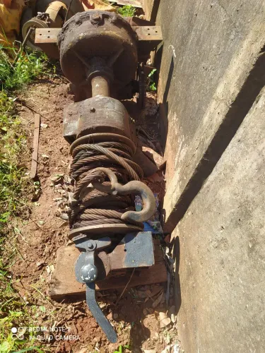 Guincho com redutor para plataforma 