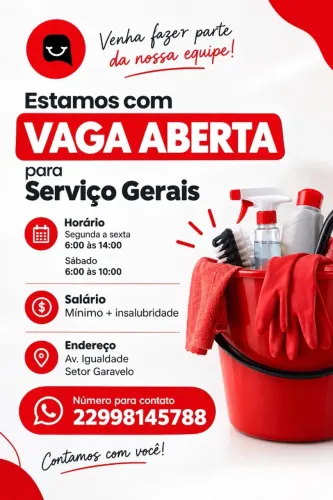 Serviços gerais - clínica