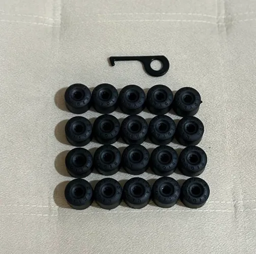 Kit com 20 Capas de parafusos Volkswagen