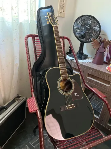 VIOLÃO EAGLE CH889 PRETO - EXCELENTE