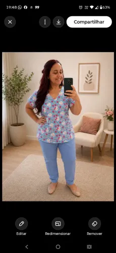 Pijama estampado em microfibra