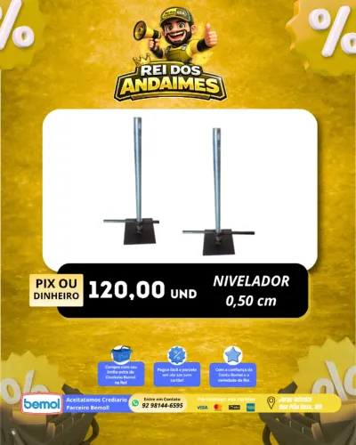 Nivelador Para Andaimes ! Unidade