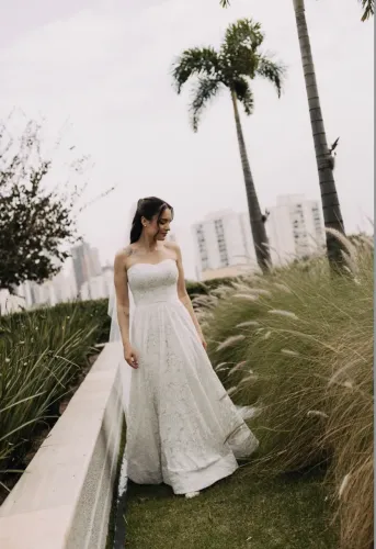Vestido de noiva - renda 