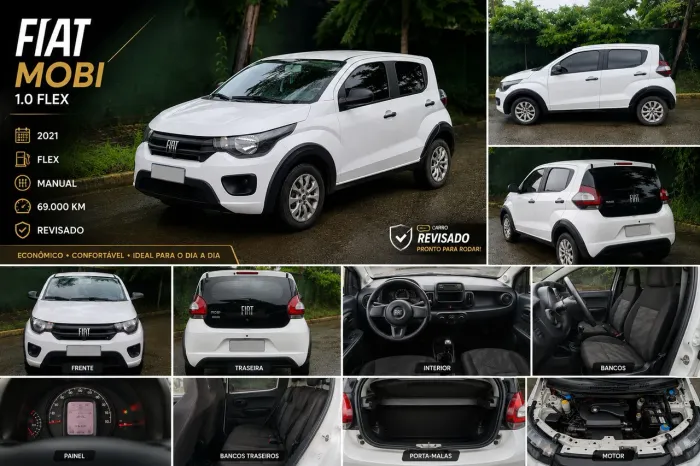 Fiat Mobi Like 1.0 Fire Flex 5P. 2021