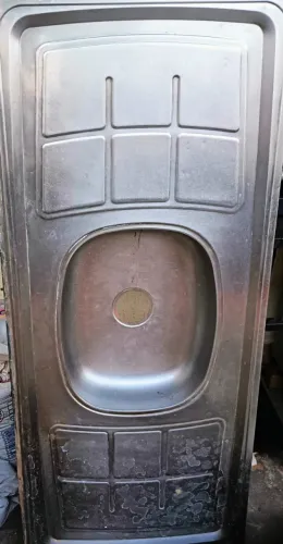 Pia de inox para cozinha 1,20cm
