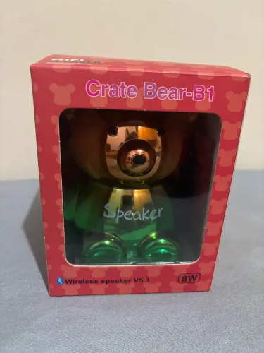 Caixa de Som com Alto-falante Bluetooth - Crate Bear