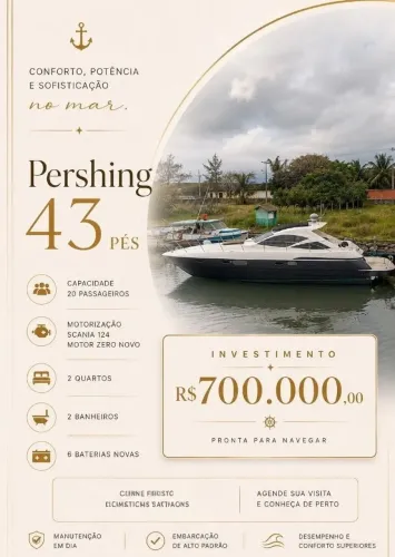 Pershing 43 pés