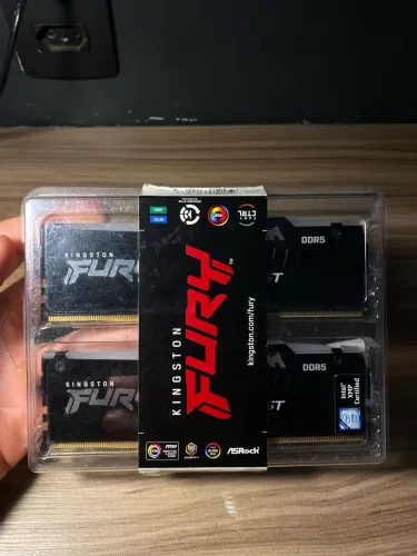 Memória DDR5 Kingston Fury Beast EXPO, RGB, 16GB (2x8GB), 6000Mhz