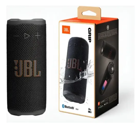 Caixa de Som JBL Grip 16W RMS IP68 - Preto NOVA LACRADA