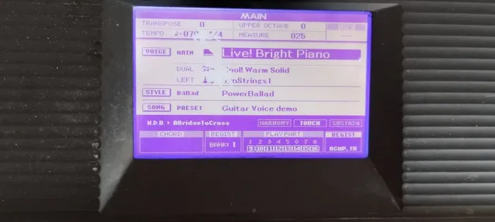 Teclado psr s650