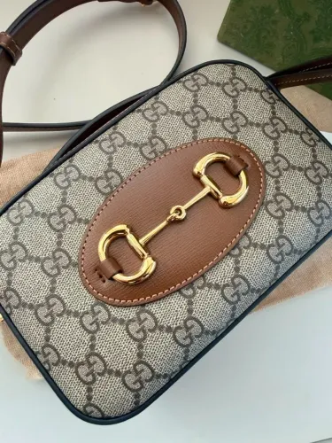 Bolsa Gucci Câmera Bag GG Canvas Horsebit 1955