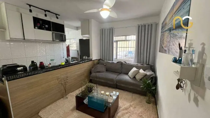 Apartamento com 2 dormitórios à venda, 53 m² por R$ 385.000,00 - Canto do Forte - Praia Gr