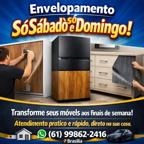 Envelopamento de Móveis Profissional 