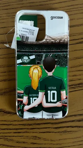 Capinha GoCase Nova Personalizada Palmeiras  iPhone 15 Pro Max