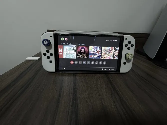 Switch Oled Desbloqueado Sd256gb