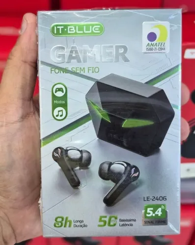 FONE DE OUVIDO GAMER S/FIO REF: LE-2406<br>
