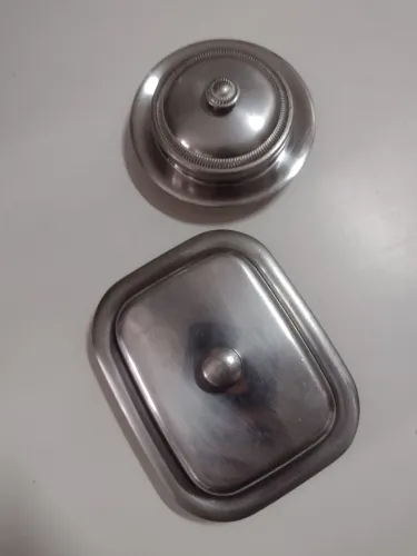 Conjunto de 2 Mantegueiras em Inox 
