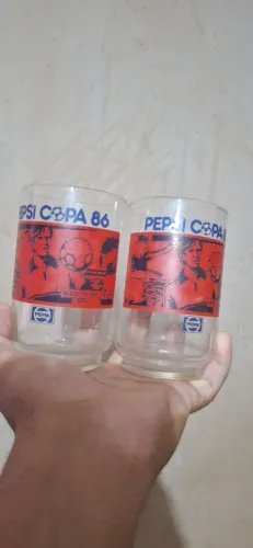 Copo da Pepsi da Copa do Mundo de 1986 (raridade)<br><br>Para colecionadores de coisas antigas!
